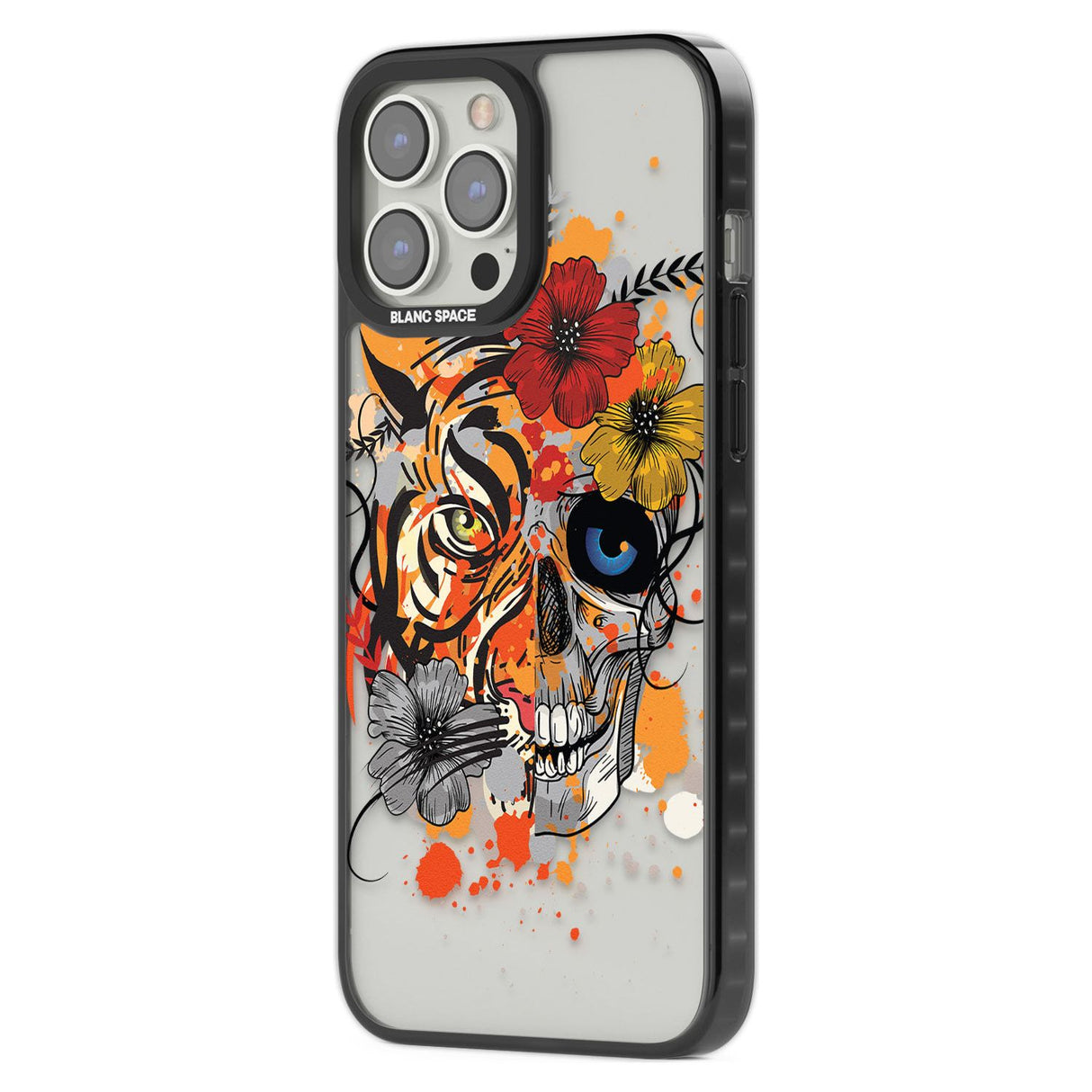 Sugar Skull Tiger Floral