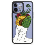 Let The Mind Flourish Phone Case iPhone 13 Pro Max / Black Impact Case,iPhone 14 Pro Max / Black Impact Case Blanc Space