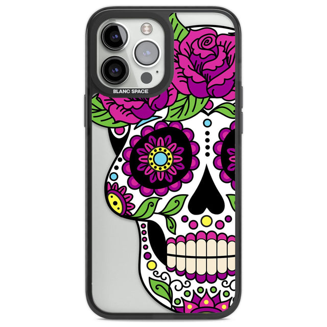 Purple Floral Sugar Skull