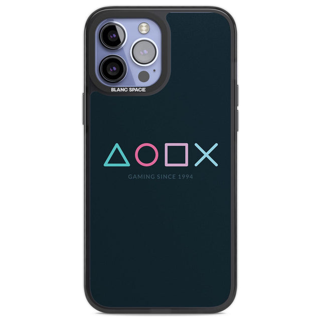 Gaming Since 1994 Station Phone Case iPhone 14 Pro Max / Black Impact Case,iPhone 13 Pro Max / Black Impact Case Blanc Space