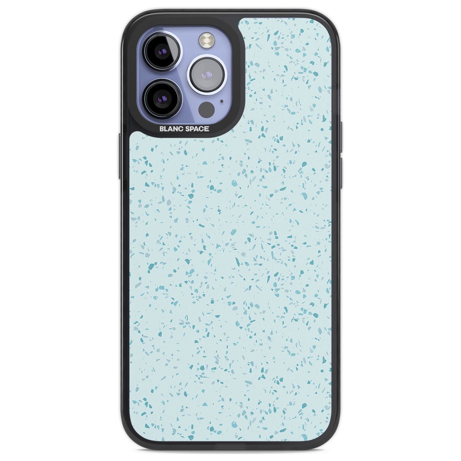 Light Blue Terrazzo Pattern