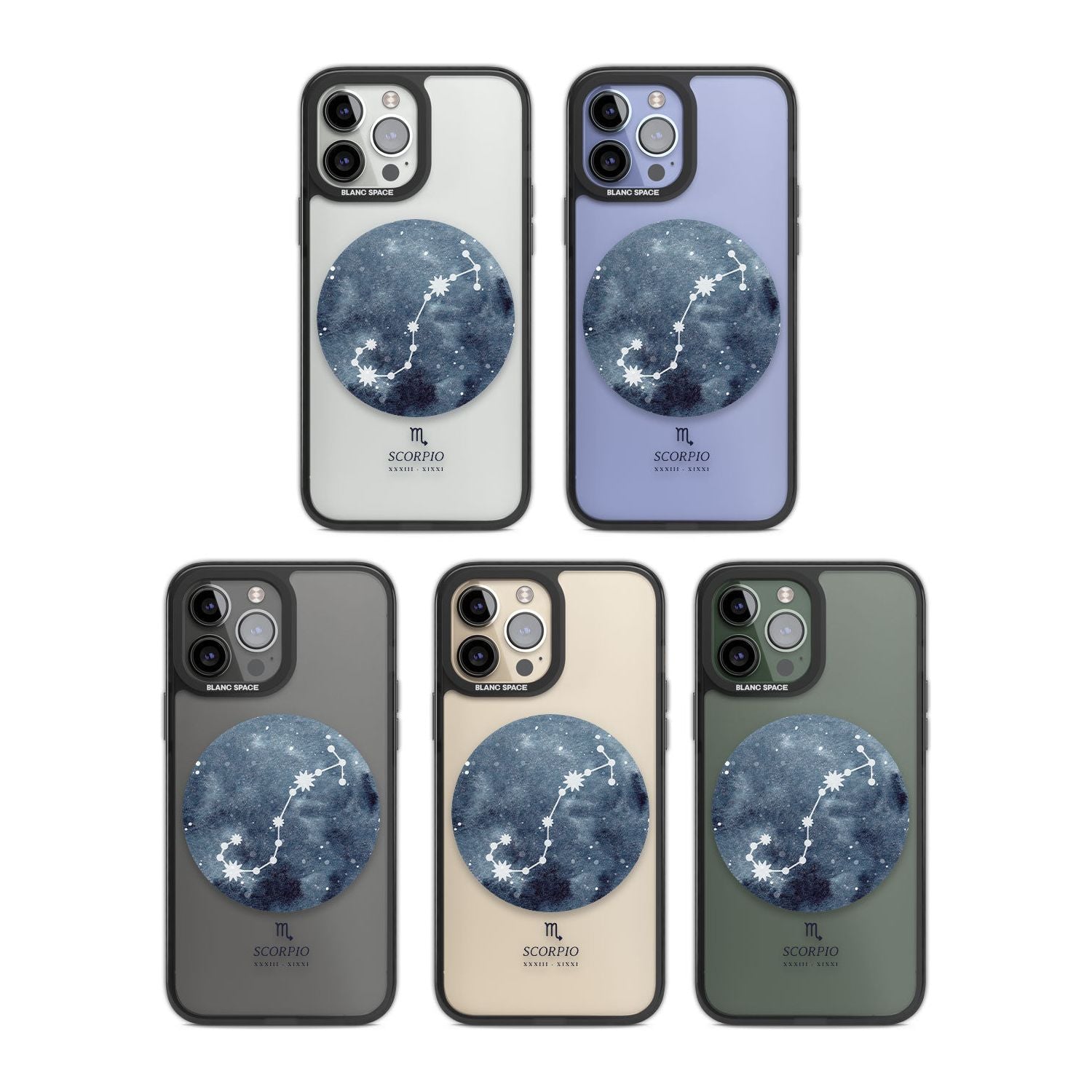 Scorpio Zodiac Blue