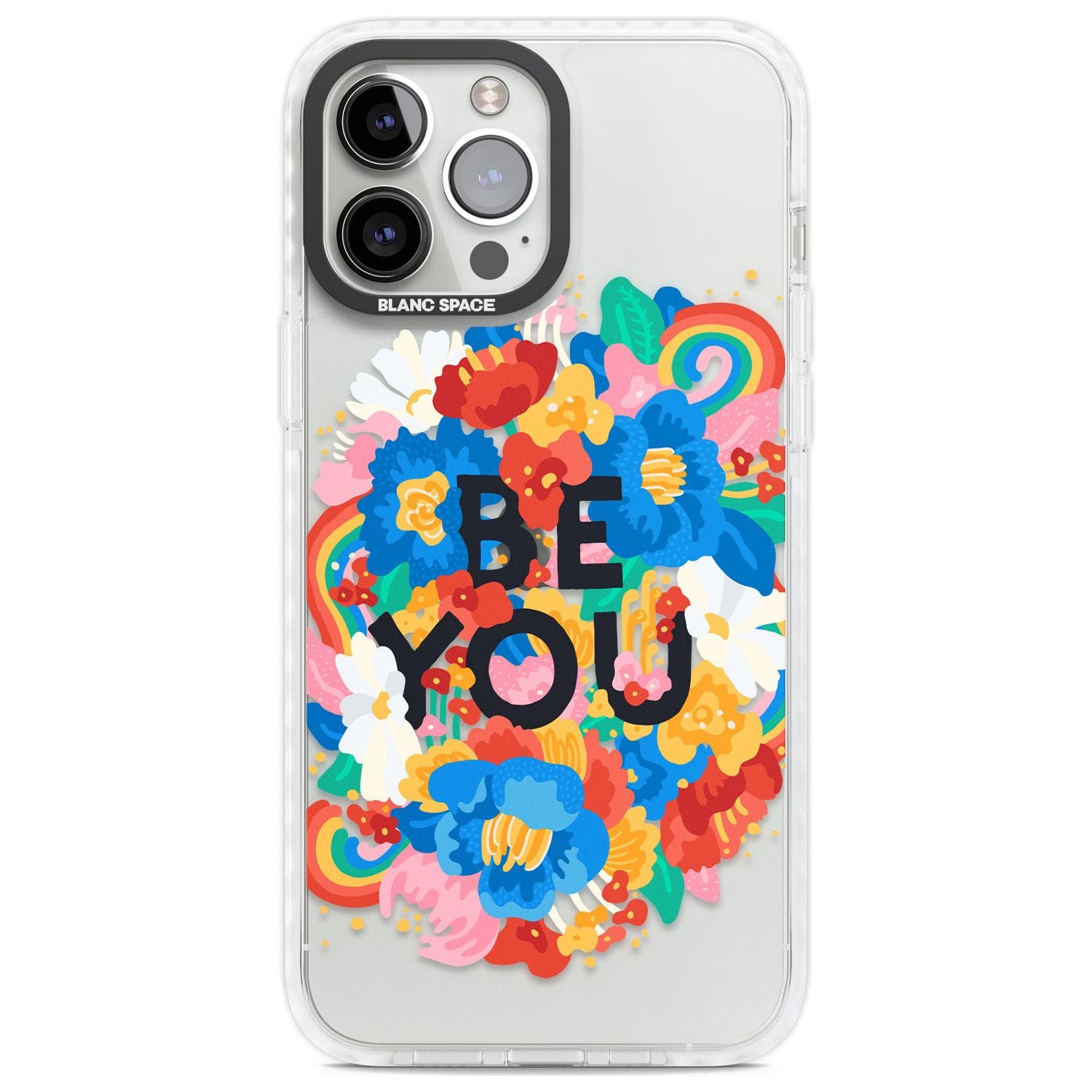 Be You Phone Case iPhone 13 Pro Max / Impact Case,iPhone 14 Pro Max / Impact Case Blanc Space