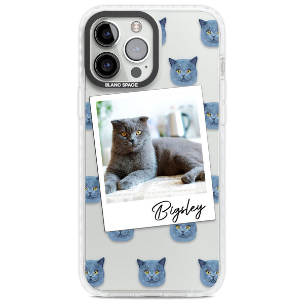 Personalised English Blue Cat Photo
