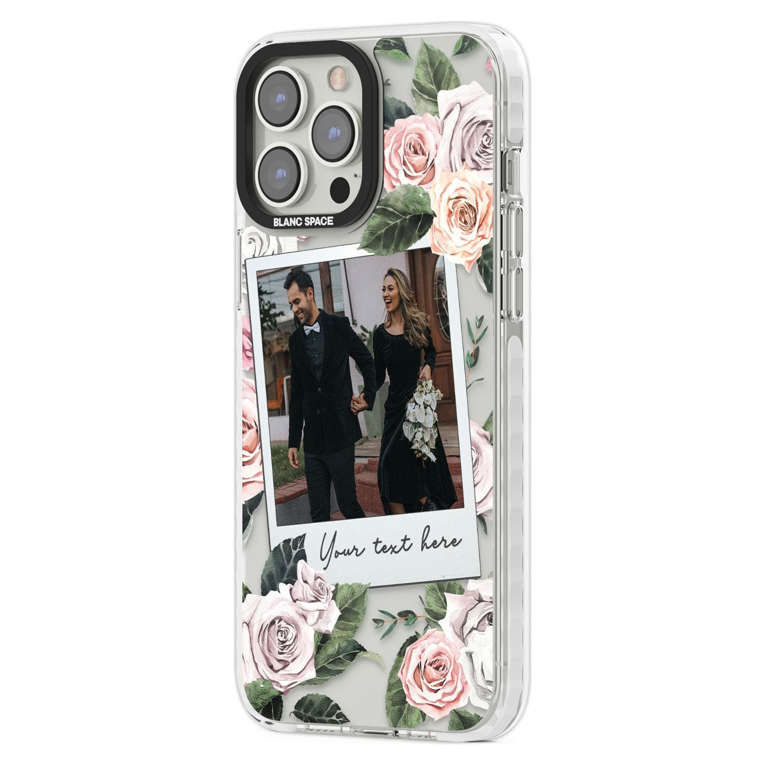 Personalised Floral Instant Film Photo