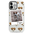 Personalised Jack Russell - Dog Photo Custom Phone Case iPhone 13 Pro Max / Impact Case,iPhone 14 Pro Max / Impact Case Blanc Space