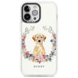 Personalised Yellow Labrador Retriever Dog Portrait Custom Phone Case iPhone 13 Pro Max / Impact Case,iPhone 14 Pro Max / Impact Case Blanc Space