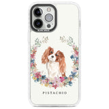 Personalised Cavalier King Charles Portrait Spaniel Custom Phone Case iPhone 13 Pro Max / Impact Case,iPhone 14 Pro Max / Impact Case Blanc Space