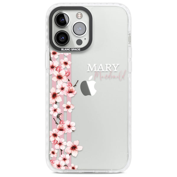 Personalised Cherry Blossom Stripe