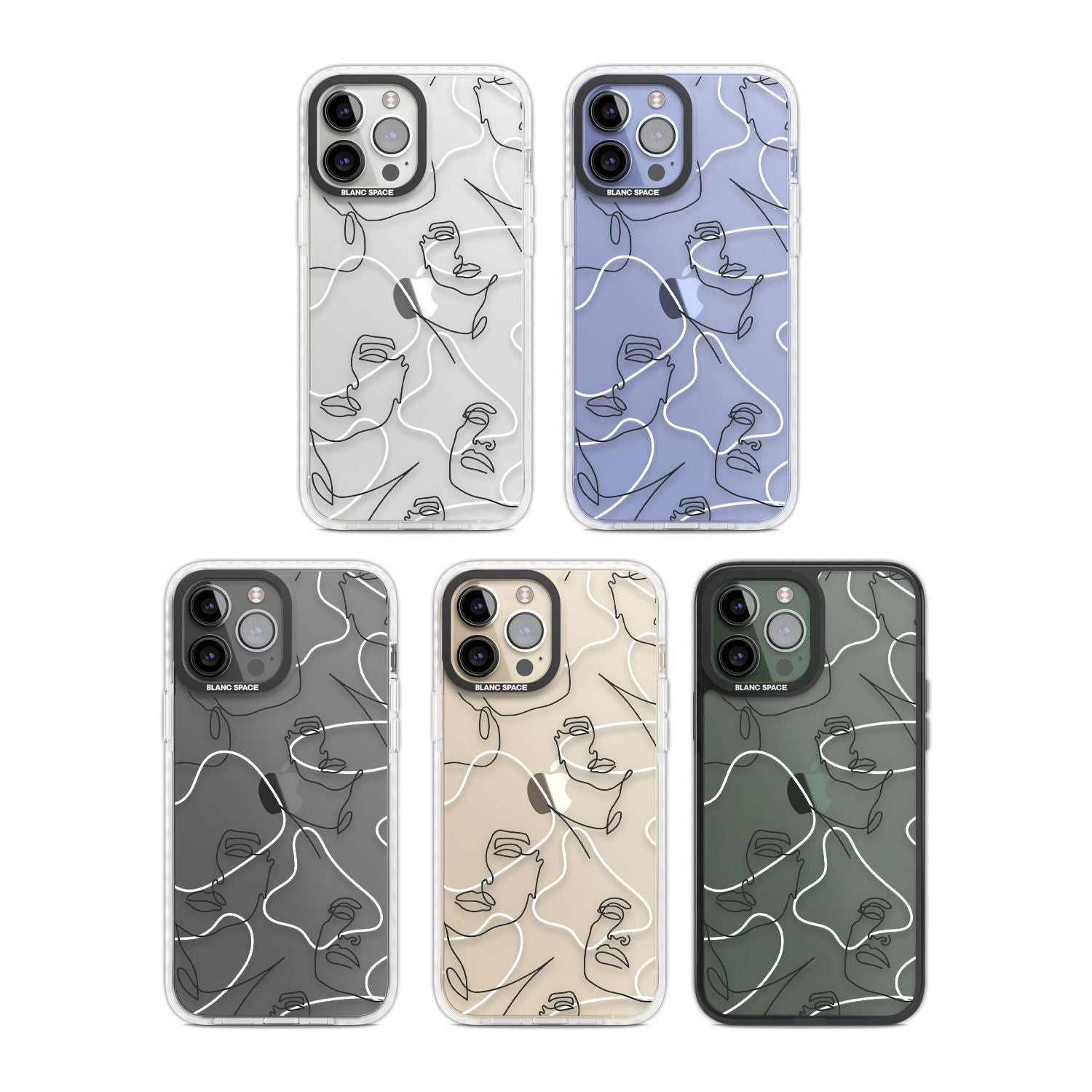 Personalised Abstract Faces Phone Case for iPhone 14 Pro Max