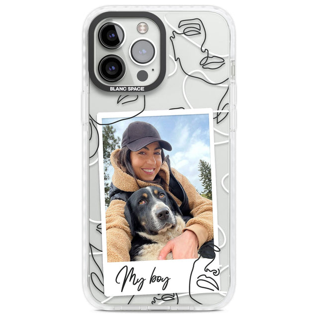 Personalised Snake Instant PhotoPhone Case for iPhone 14 Pro Max