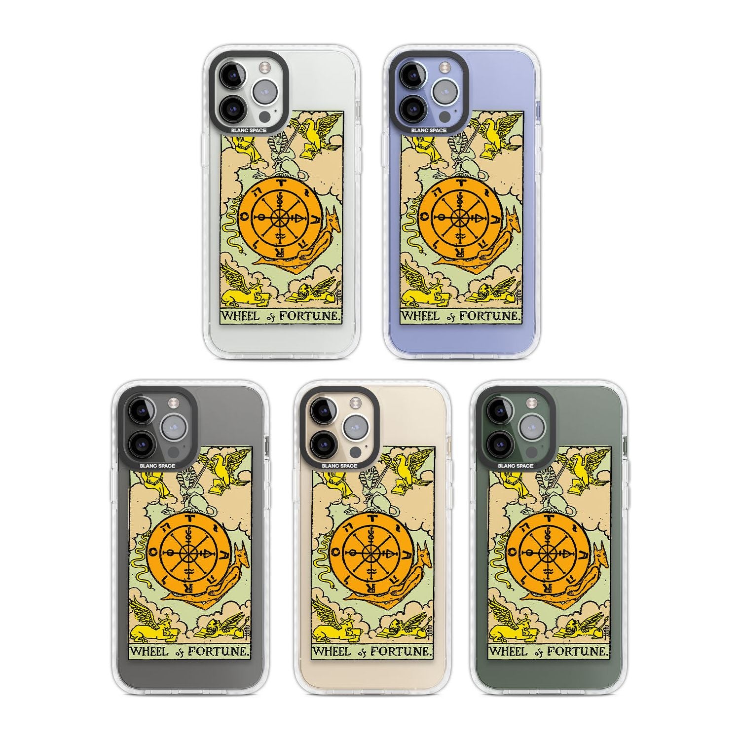 Personalised Wheel of Fortune Tarot Card - Colour