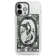 Personalised The World Tarot Card - Transparent Custom Phone Case iPhone 13 Pro Max / Impact Case,iPhone 14 Pro Max / Impact Case Blanc Space