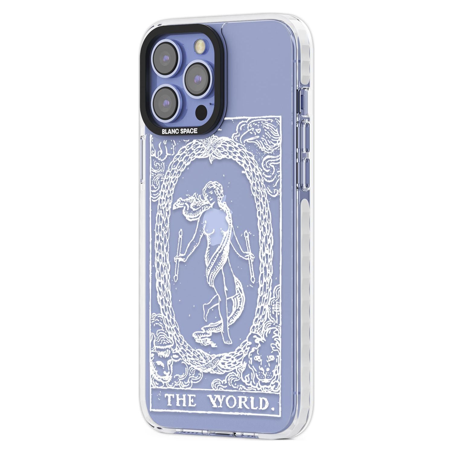 Personalised The World Tarot Card - White Transparent