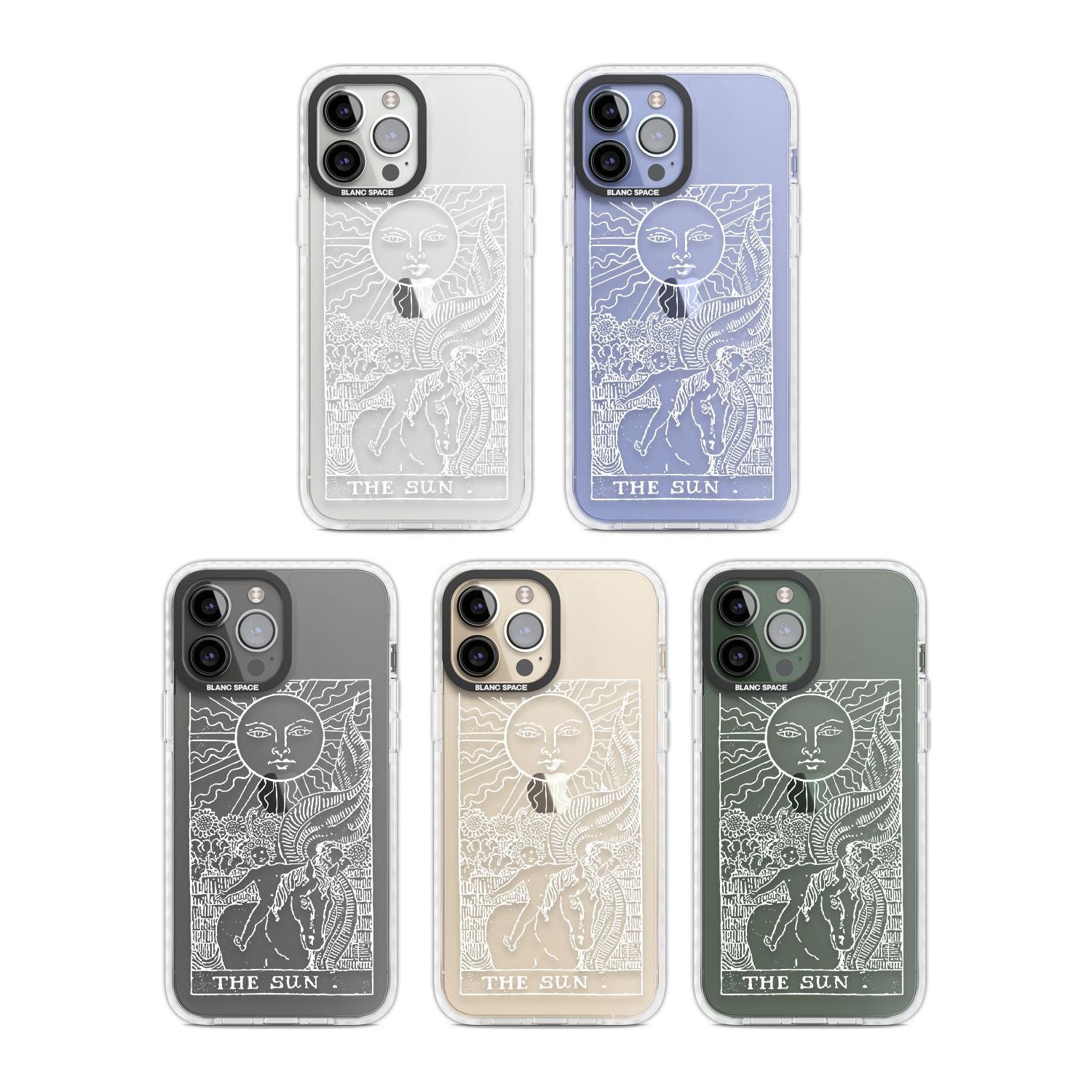 Personalised The Sun Tarot Card - White Transparent