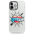 Personalised Heart Tattoo Custom Phone Case iPhone 13 Pro Max / Impact Case,iPhone 14 Pro Max / Impact Case Blanc Space
