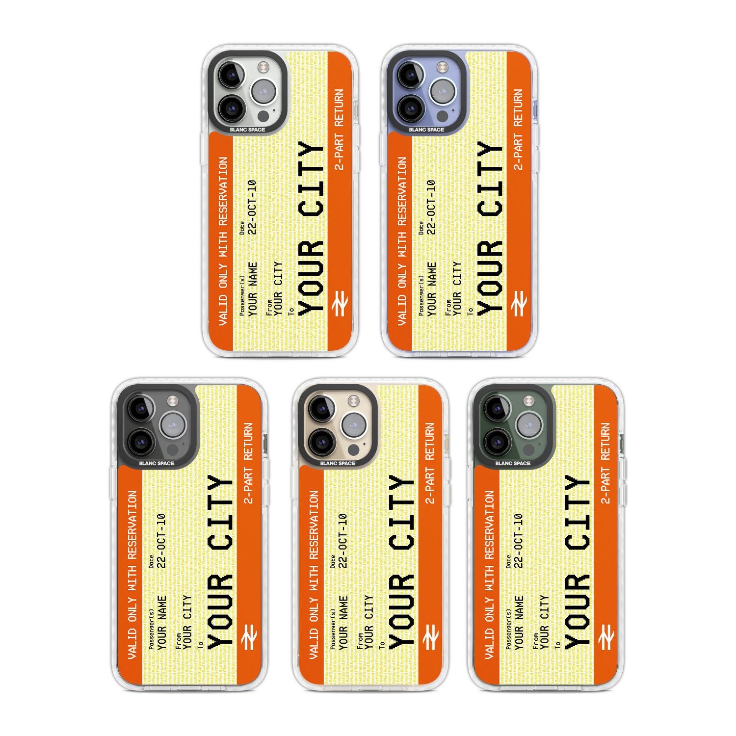 Personalised Create Your Own Train Ticket