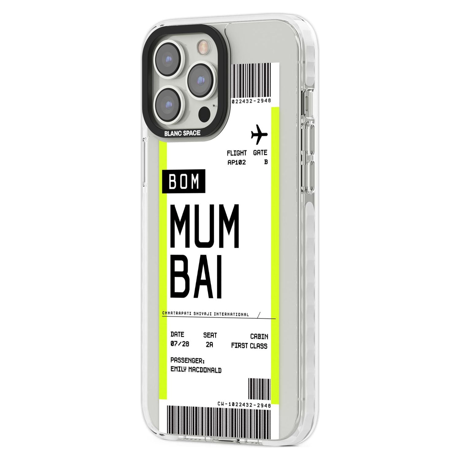 Personalised Mumbai Boarding Pass