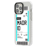 Personalised Madrid Boarding Pass Custom Phone Case iPhone 15 Pro Max / Black Impact Case,iPhone 15 Plus / Black Impact Case,iPhone 15 Pro / Black Impact Case,iPhone 15 / Black Impact Case,iPhone 15 Pro Max / Impact Case,iPhone 15 Plus / Impact Case,iPhone 15 Pro / Impact Case,iPhone 15 / Impact Case,iPhone 15 Pro Max / Magsafe Black Impact Case,iPhone 15 Plus / Magsafe Black Impact Case,iPhone 15 Pro / Magsafe Black Impact Case,iPhone 15 / Magsafe Black Impact Case,iPhone 14 Pro Max / Black Impact Case,iPh