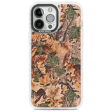 Leaves Camo Phone Case iPhone 13 Pro Max / Impact Case,iPhone 14 Pro Max / Impact Case Blanc Space