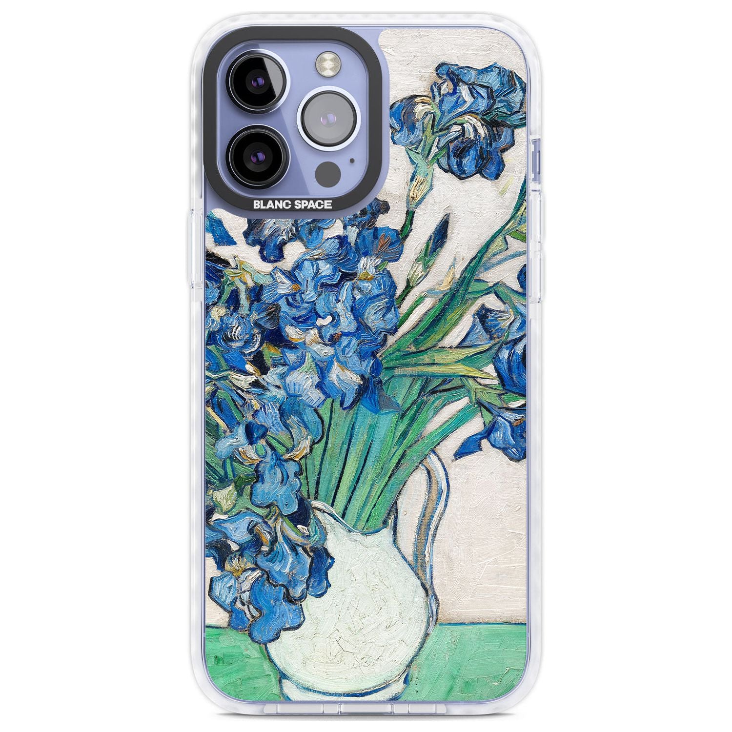 Irises by Vincent Van Gogh Phone Case iPhone 13 Pro Max / Impact Case,iPhone 14 Pro Max / Impact Case Blanc Space