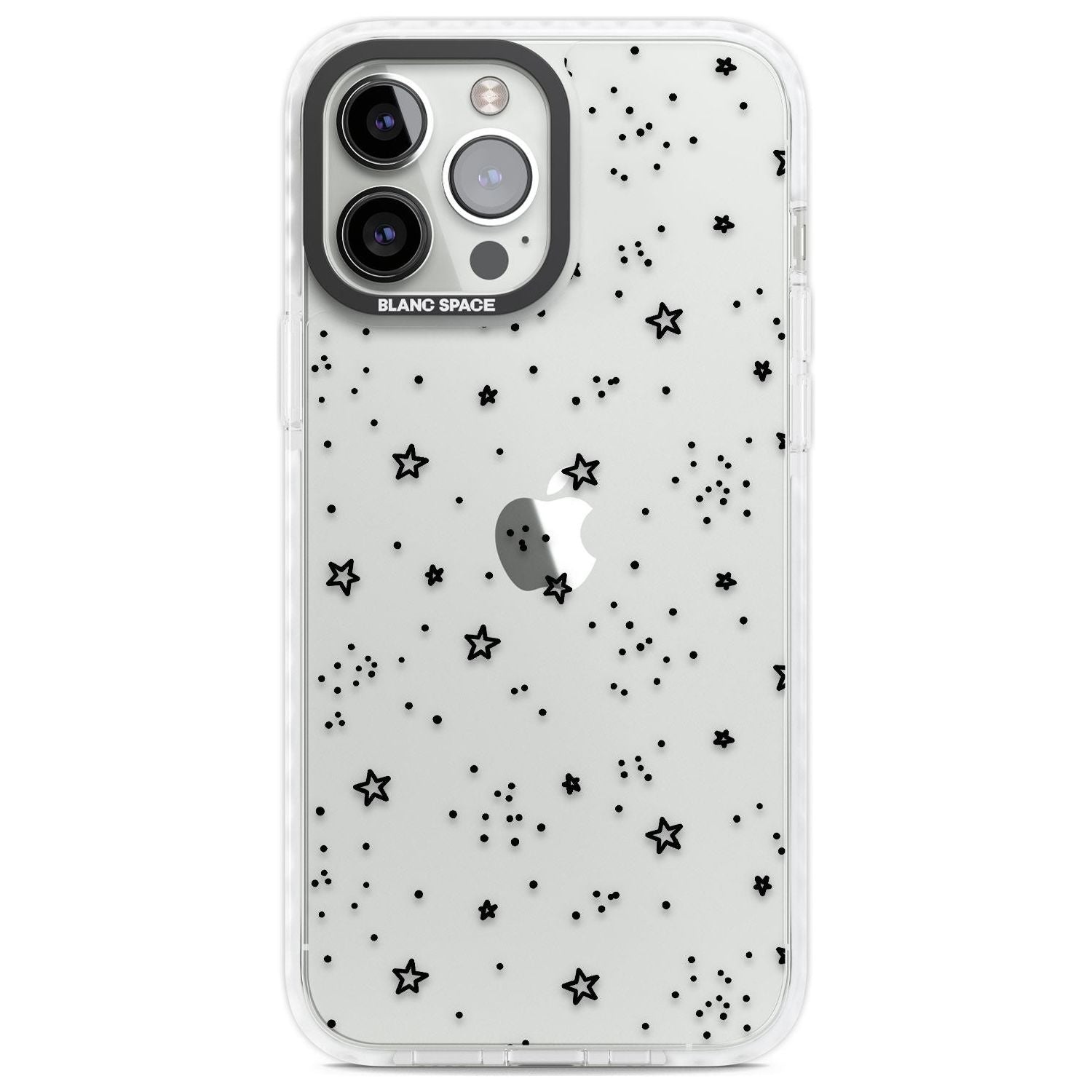 Mixed Stars Phone Case iPhone 13 Pro Max / Impact Case,iPhone 14 Pro Max / Impact Case Blanc Space