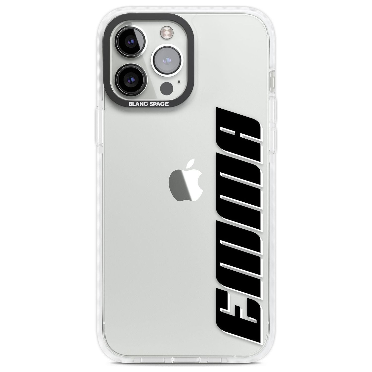 Personalised Clear Text  4A Custom Phone Case iPhone 13 Pro Max / Impact Case,iPhone 14 Pro Max / Impact Case Blanc Space