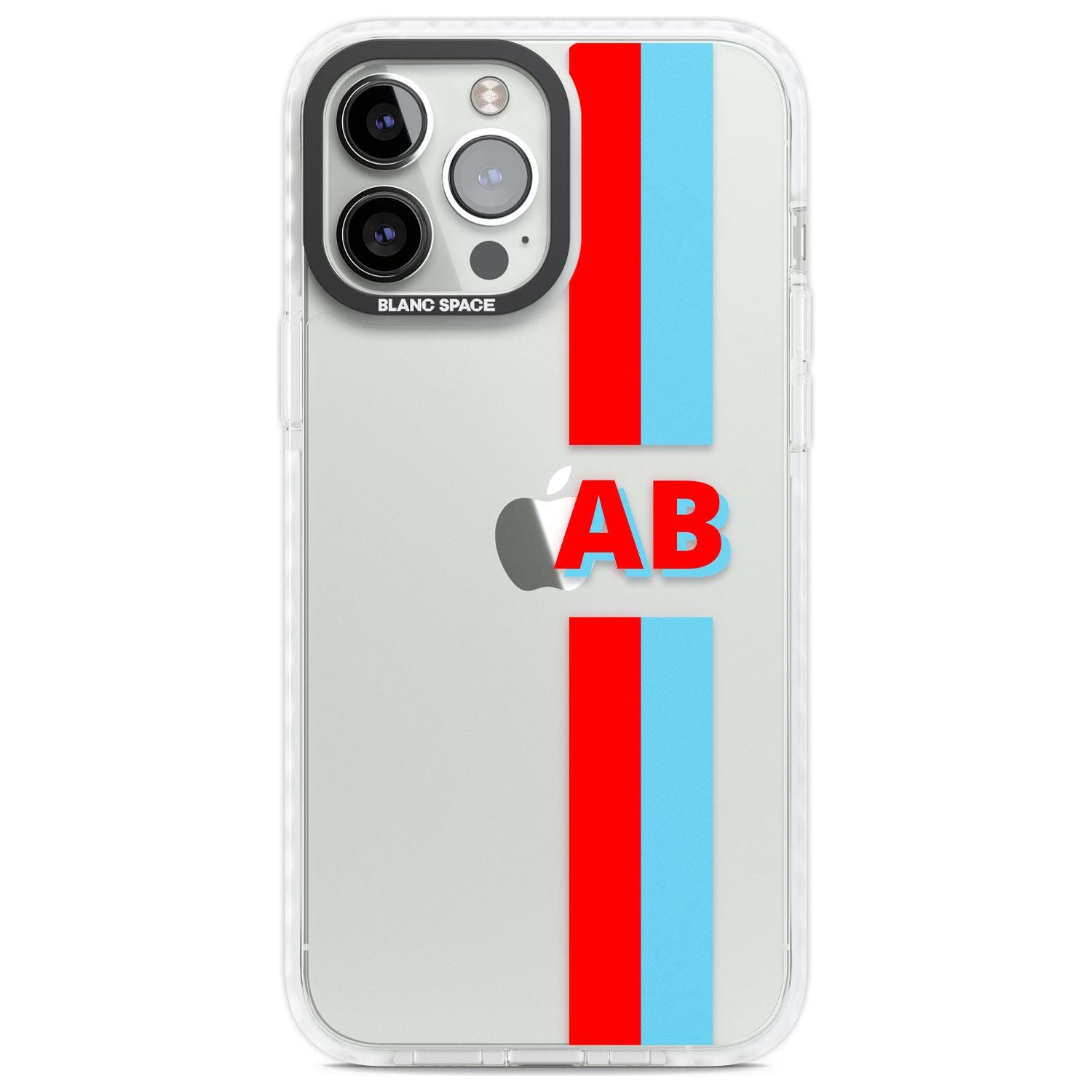 Personalised Clear Text  6B Custom Phone Case iPhone 13 Pro Max / Impact Case,iPhone 14 Pro Max / Impact Case Blanc Space