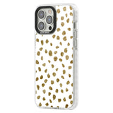 Gold Look on White Dalmatian Polka Dot Spots Phone Case iPhone 15 Pro Max / Black Impact Case,iPhone 15 Plus / Black Impact Case,iPhone 15 Pro / Black Impact Case,iPhone 15 / Black Impact Case,iPhone 15 Pro Max / Impact Case,iPhone 15 Plus / Impact Case,iPhone 15 Pro / Impact Case,iPhone 15 / Impact Case,iPhone 15 Pro Max / Magsafe Black Impact Case,iPhone 15 Plus / Magsafe Black Impact Case,iPhone 15 Pro / Magsafe Black Impact Case,iPhone 15 / Magsafe Black Impact Case,iPhone 14 Pro Max / Black Impact Case