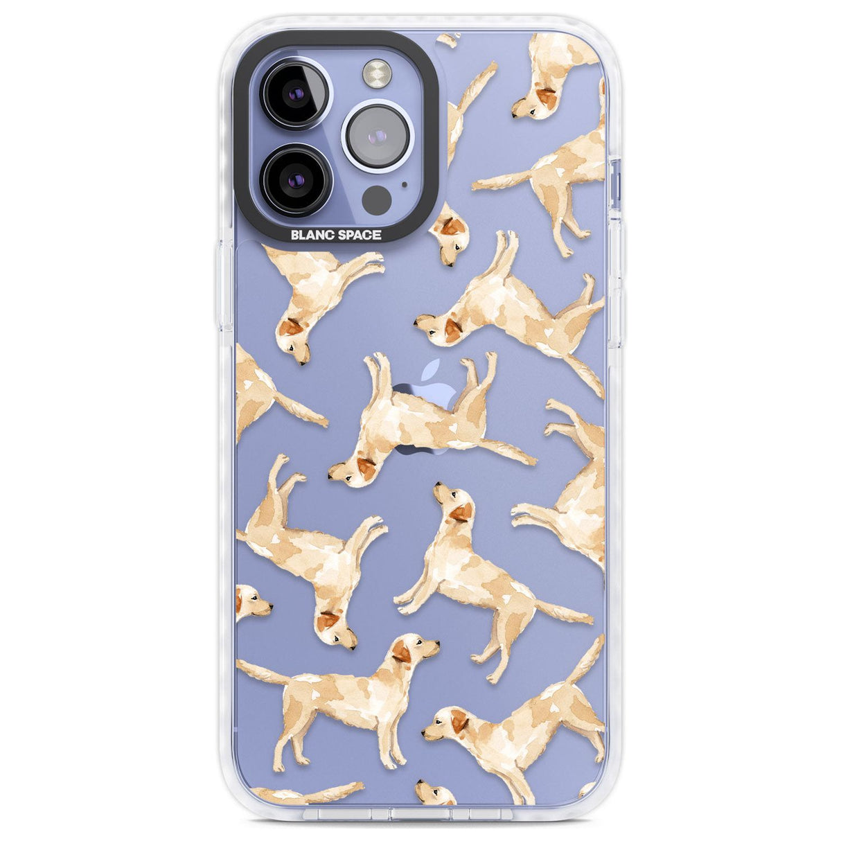 Yellow Labrador Watercolour Dog Pattern