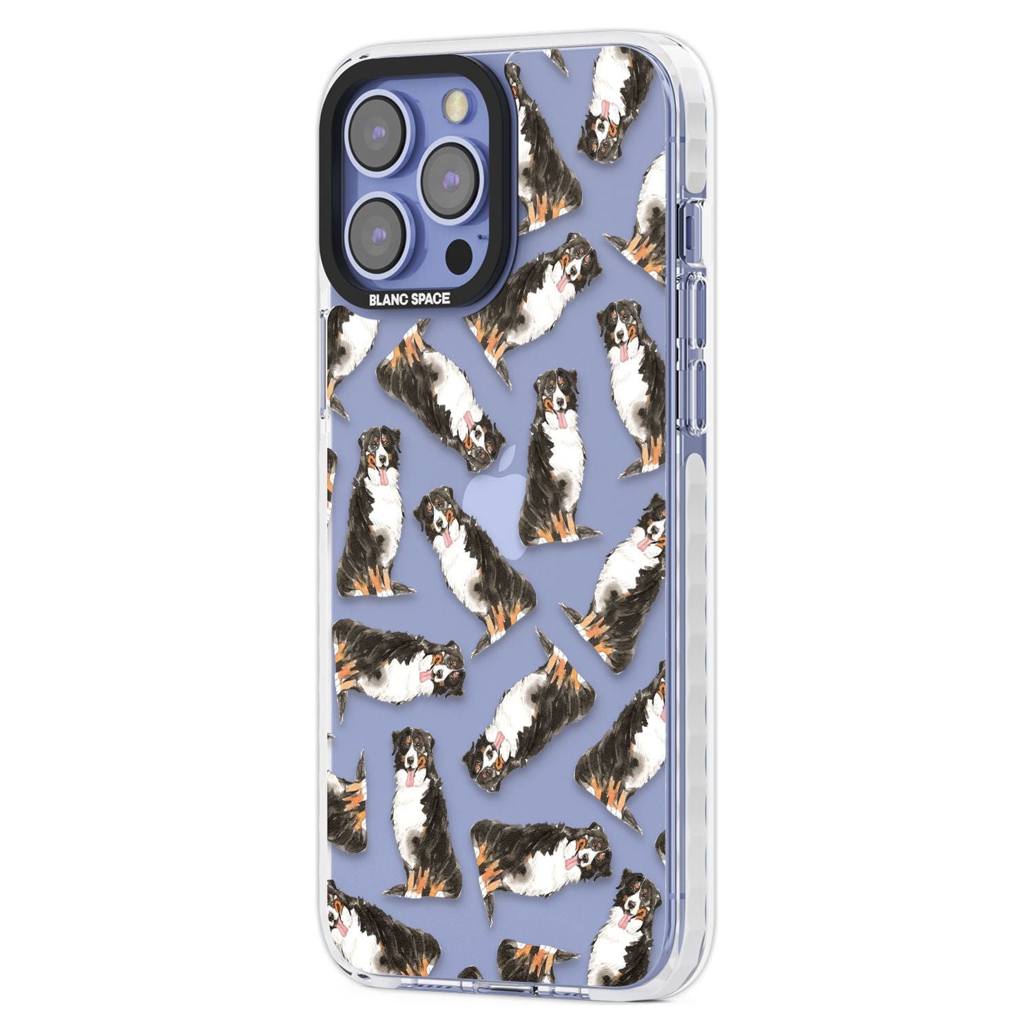 Bernese Mountain Dog Watercolour Dog Pattern
