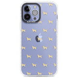 Tan Labrador Dog Pattern Clear