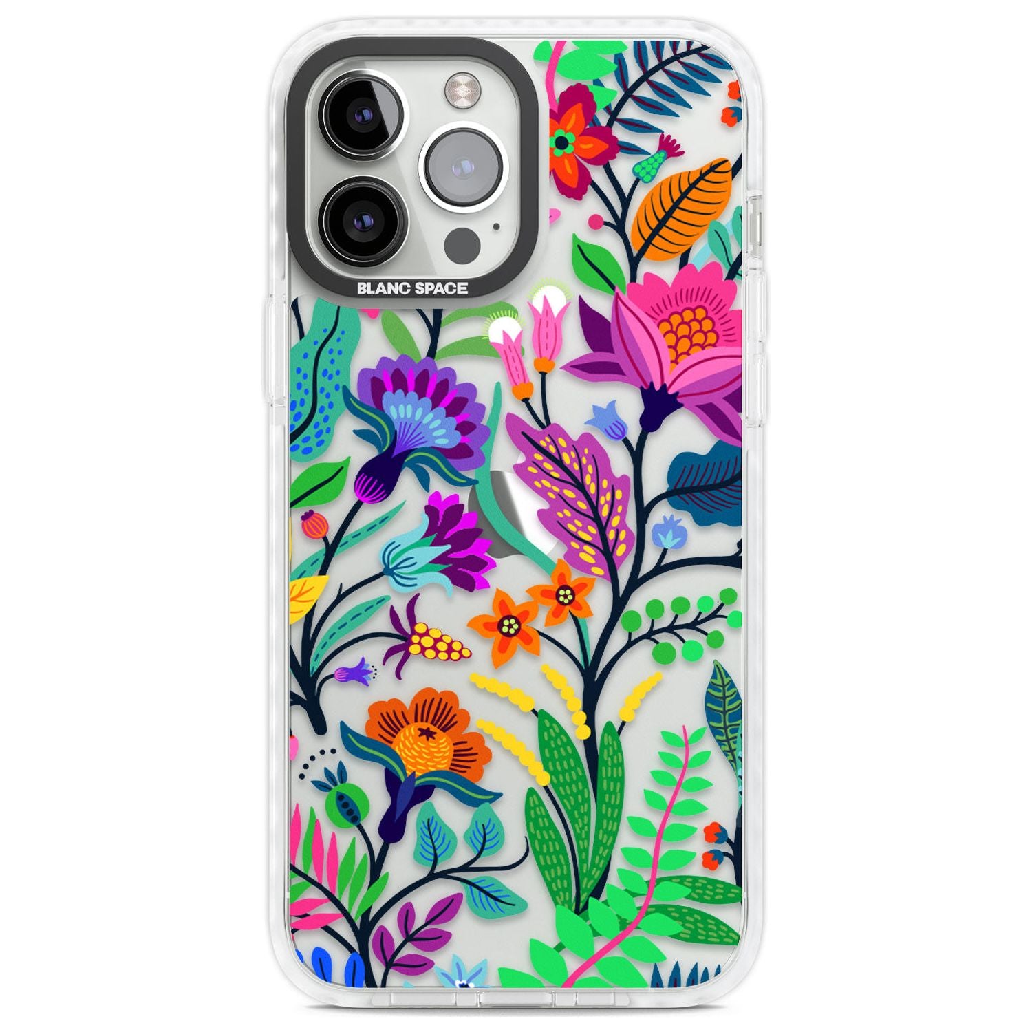 Floral Vibe Phone Case iPhone 13 Pro Max / Impact Case,iPhone 14 Pro Max / Impact Case Blanc Space