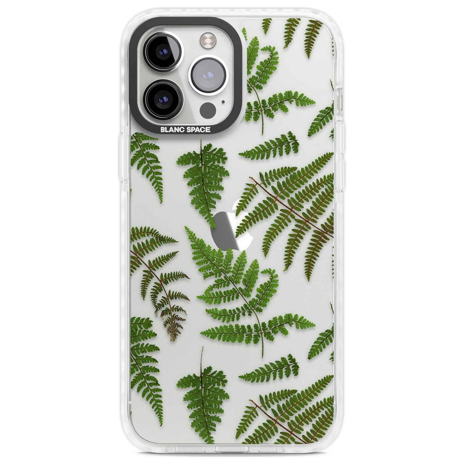 Leafy Ferns Phone Case iPhone 13 Pro Max / Impact Case,iPhone 14 Pro Max / Impact Case Blanc Space