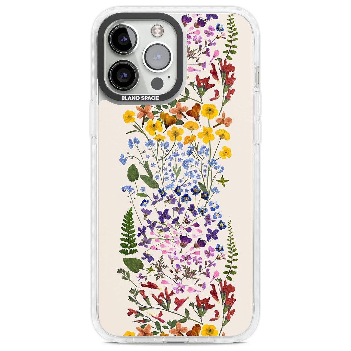 Wildflower Stripe Design - Cream