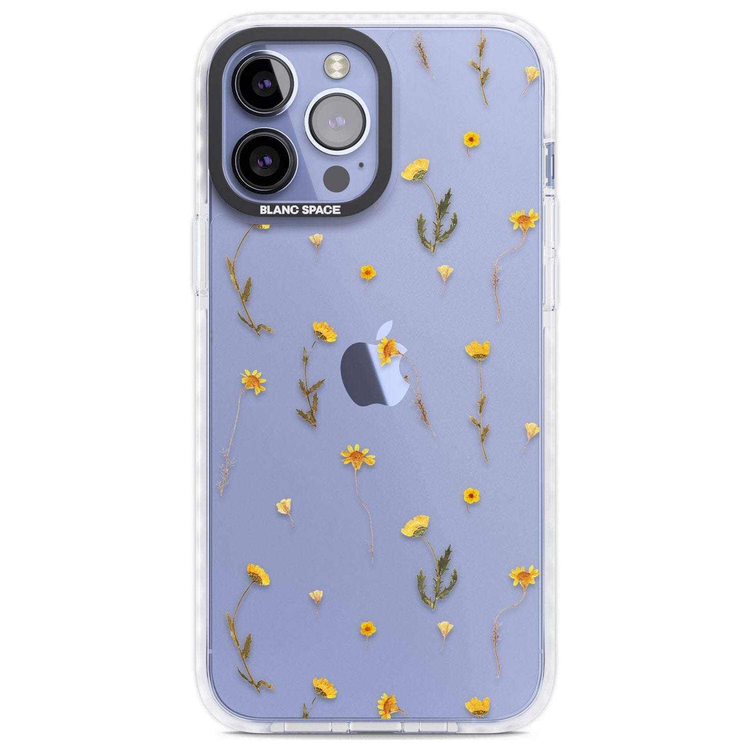 Mixed Yellow Flowers - Dried Flower-Inspired Phone Case iPhone 13 Pro Max / Impact Case,iPhone 14 Pro Max / Impact Case Blanc Space