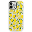 Bright Lemon Fruity Pattern Phone Case iPhone 13 Pro Max / Impact Case,iPhone 14 Pro Max / Impact Case Blanc Space