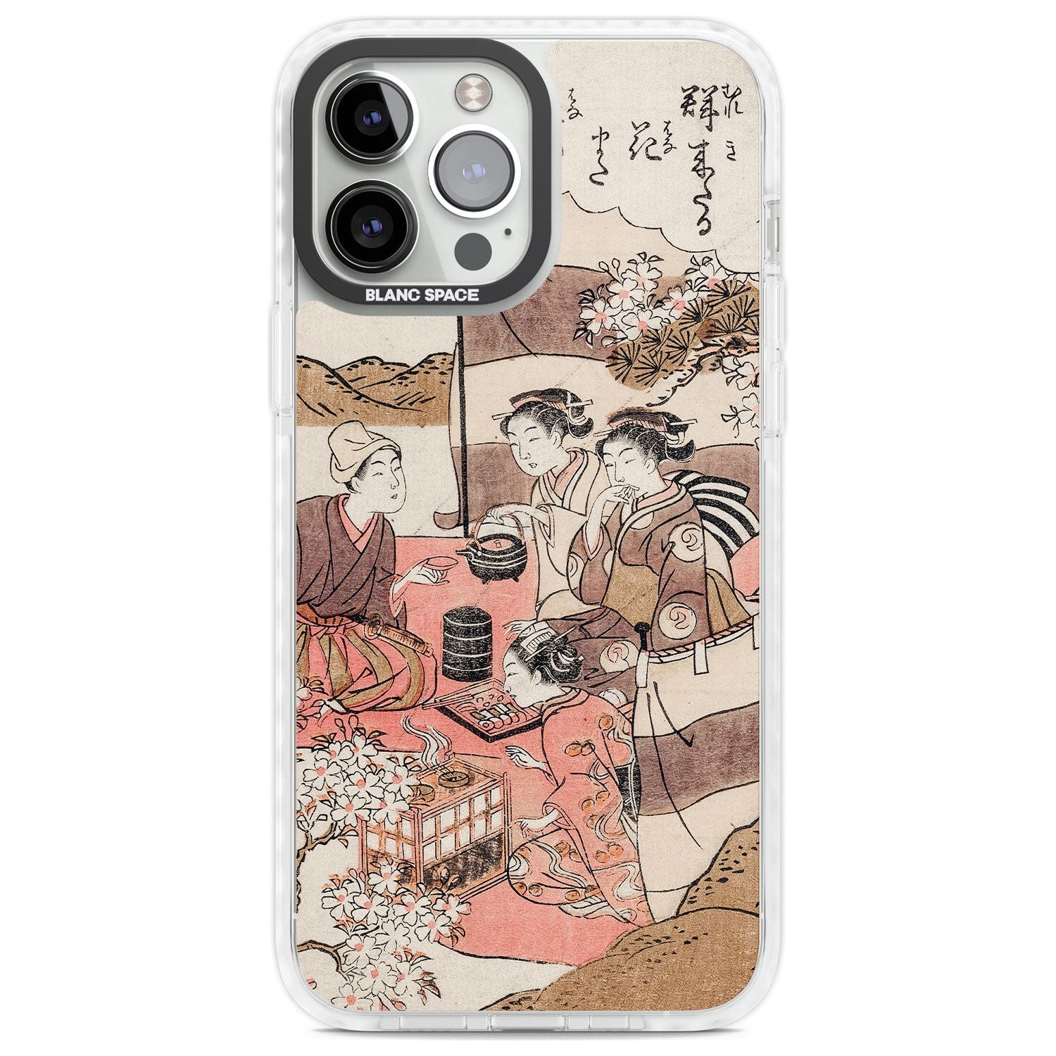 Japanese Afternoon Tea Phone Case iPhone 13 Pro Max / Impact Case,iPhone 14 Pro Max / Impact Case Blanc Space