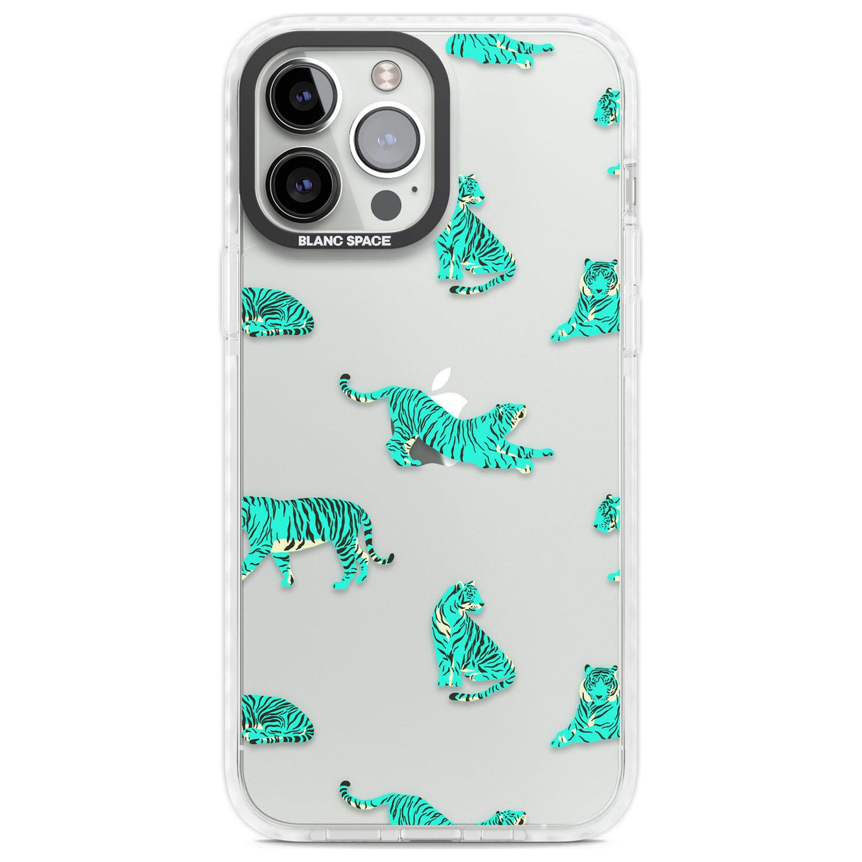 Turquoise Tiger Jungle Cat Pattern