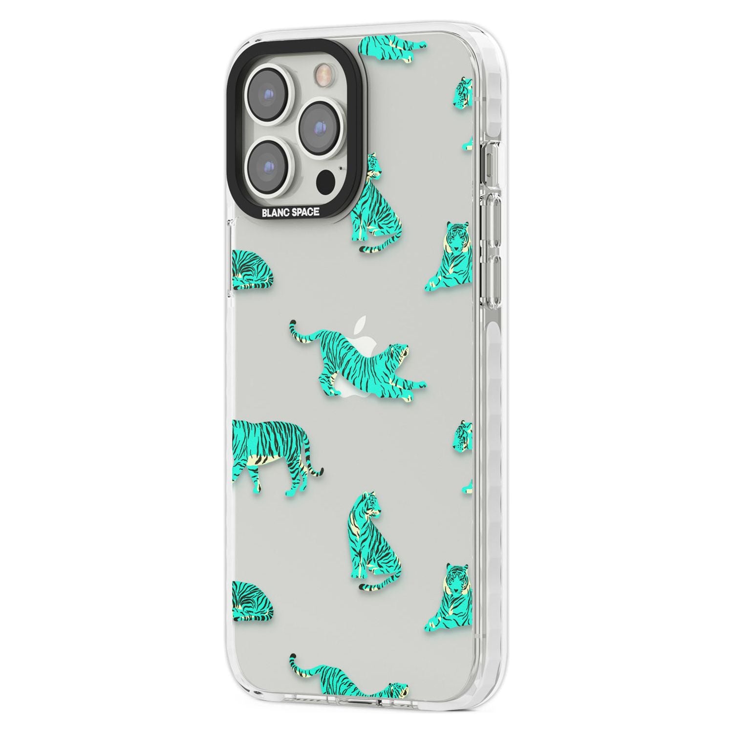 Turquoise Tiger Jungle Cat Pattern