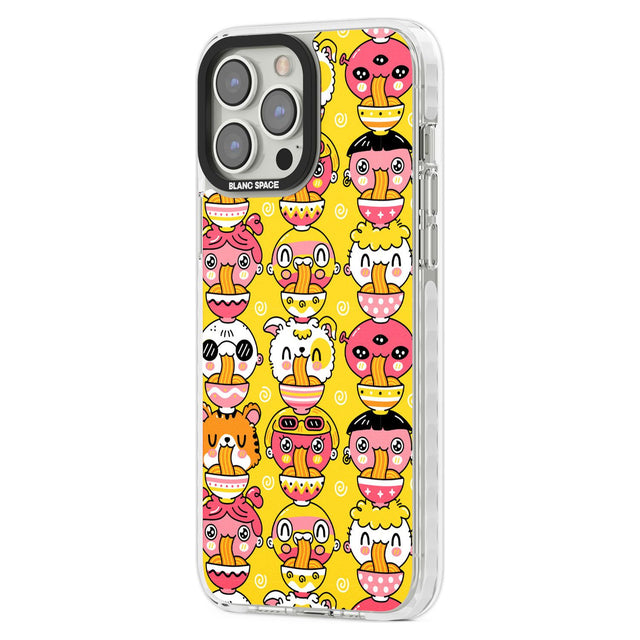 Ramen Noodle Kawaii Pattern