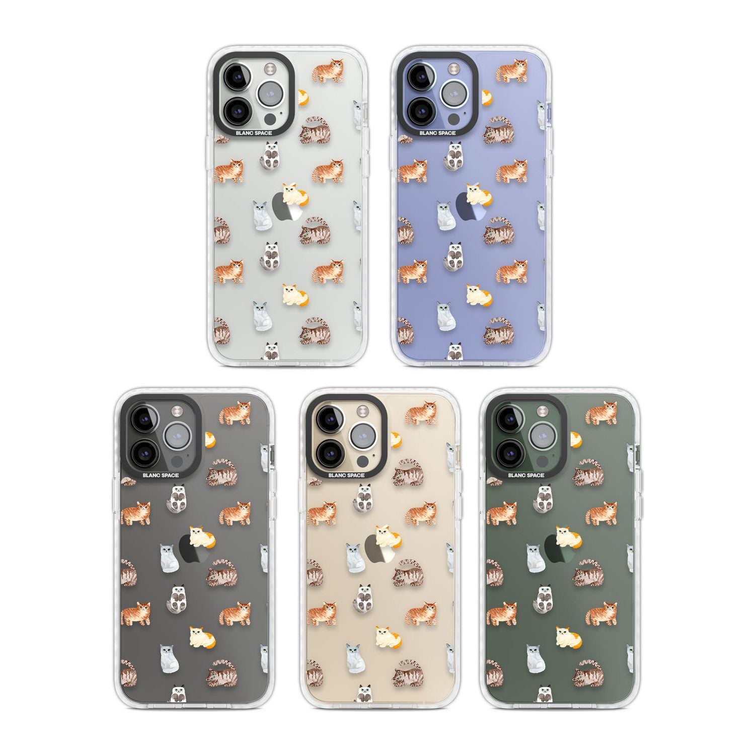 Cute Cat Pattern - Clear