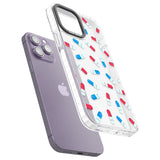 Kawaii Pill PatternPhone Case for iPhone 14 Pro Max