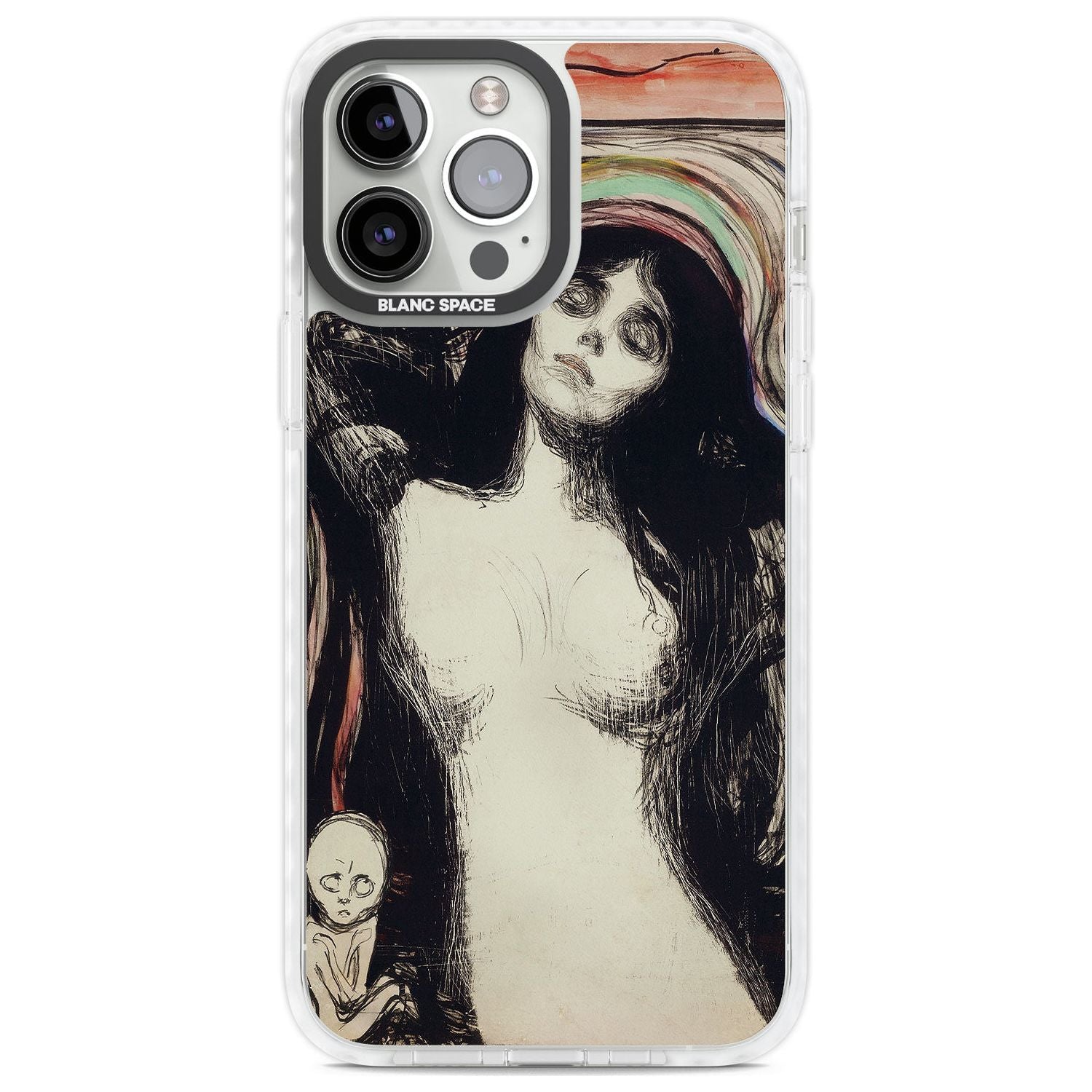 Madonna Phone Case iPhone 13 Pro Max / Impact Case,iPhone 14 Pro Max / Impact Case Blanc Space