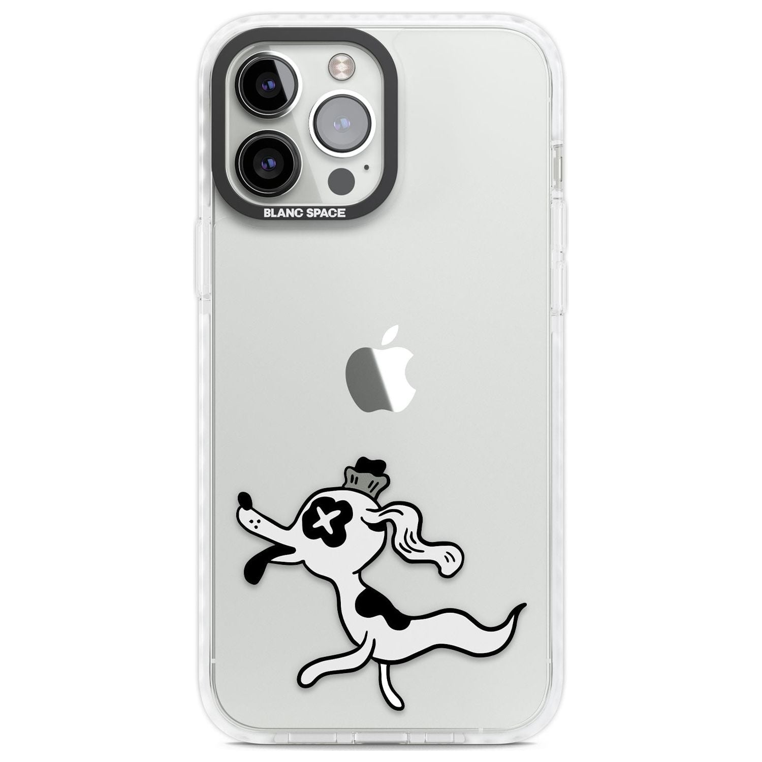 Dog Spirit Phone Case iPhone 13 Pro Max / Impact Case,iPhone 14 Pro Max / Impact Case Blanc Space