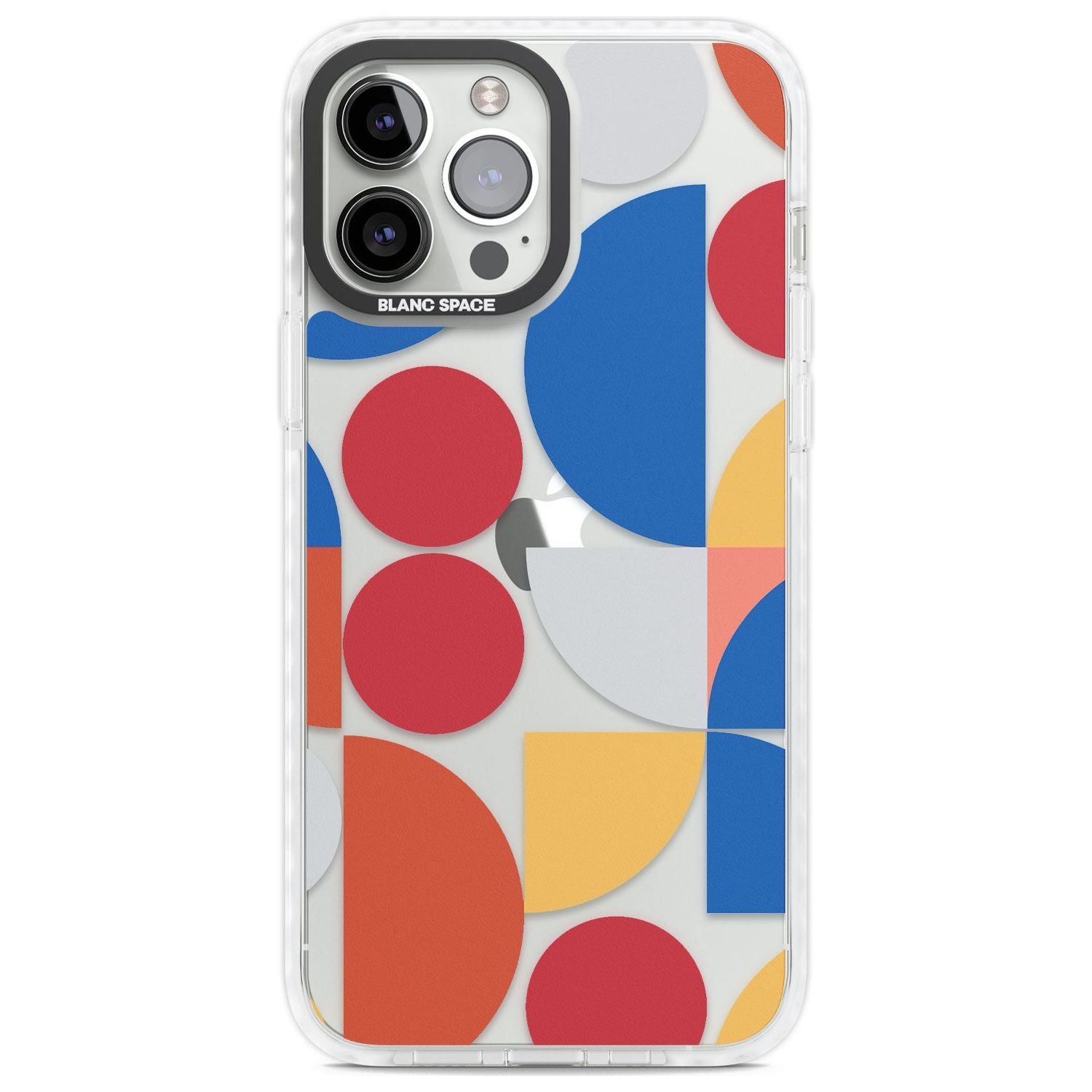 Abstract Colourful Mix Phone Case iPhone 13 Pro Max / Impact Case,iPhone 14 Pro Max / Impact Case Blanc Space