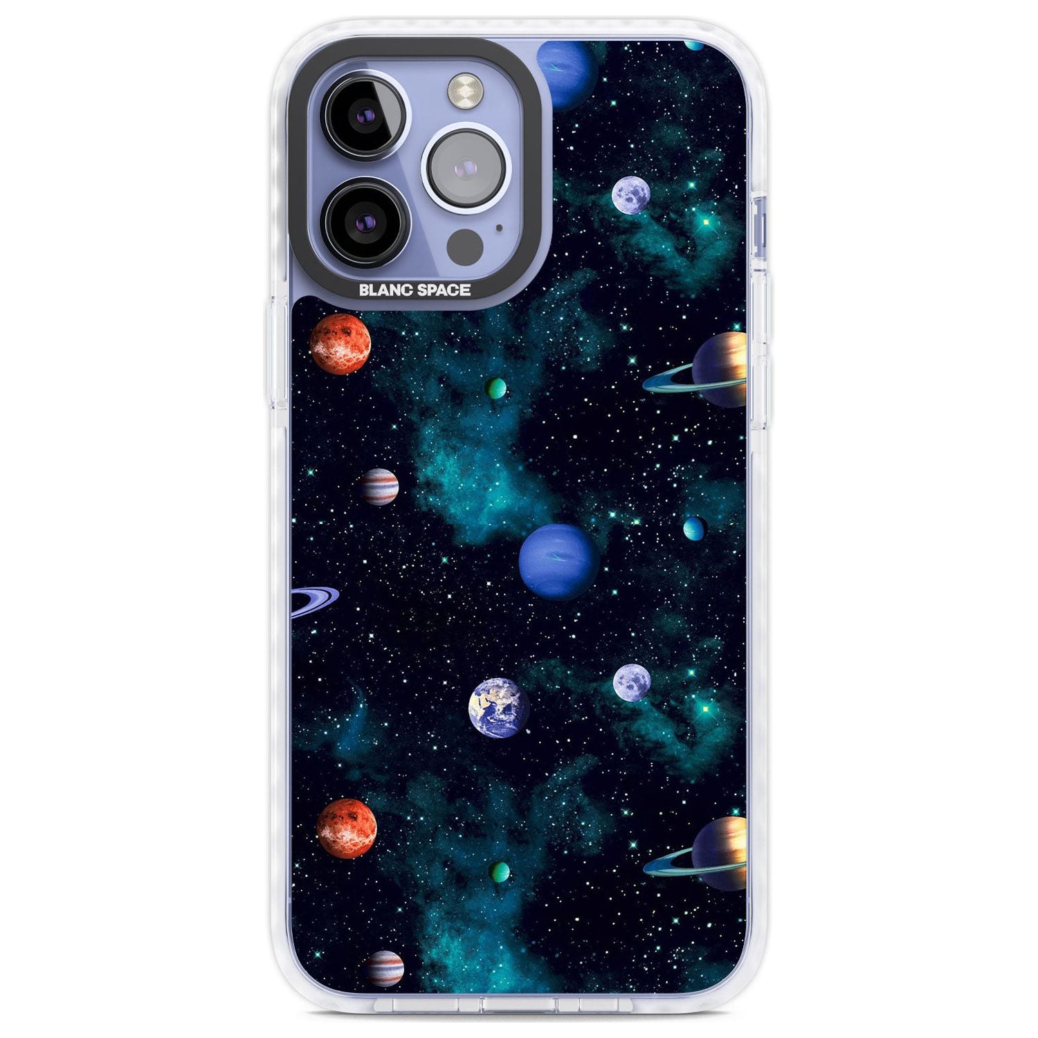 Deep Space Phone Case iPhone 13 Pro Max / Impact Case,iPhone 14 Pro Max / Impact Case Blanc Space