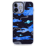 Blue Galaxy Phone Case iPhone 13 Pro Max / Impact Case,iPhone 14 Pro Max / Impact Case Blanc Space