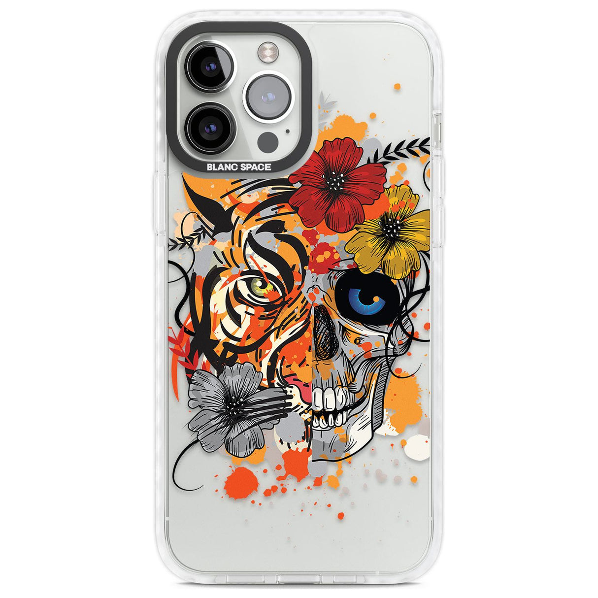 Sugar Skull Tiger Floral