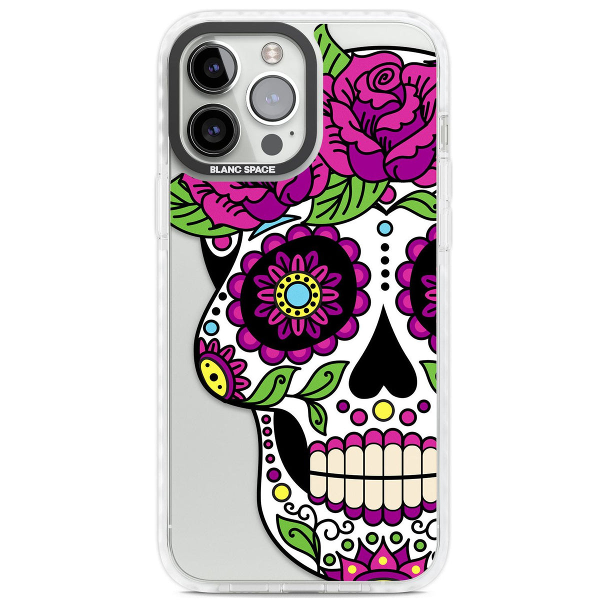 Purple Floral Sugar Skull